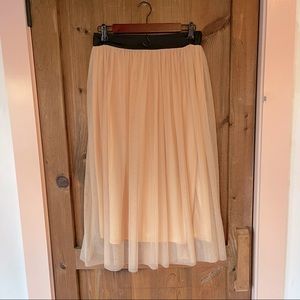 Blush colored skirt